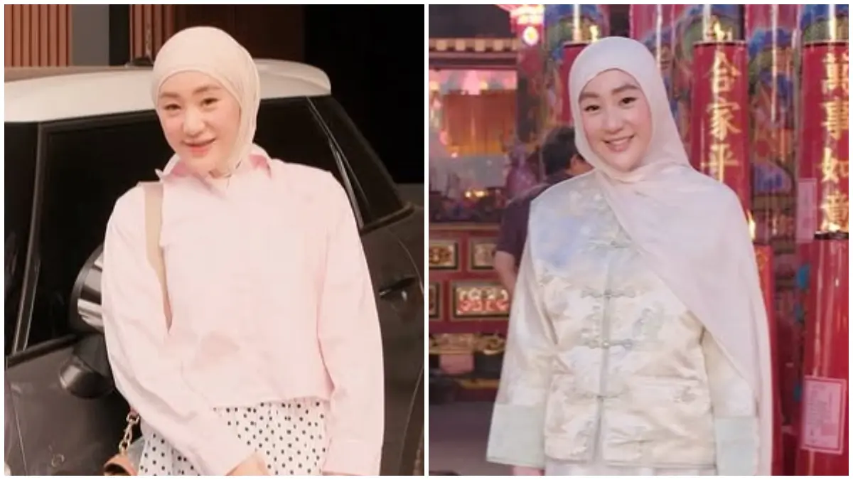 Potret kebersamaan Larissa Chous bersama keluarga. (Foto: Instagram @larissachou)