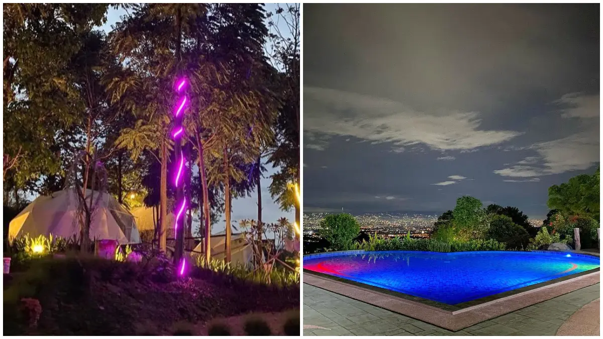 Suasana asri dan romantis di Taman Love Soreang. (Foto: Instagram @_tamanloveauroraofficial)