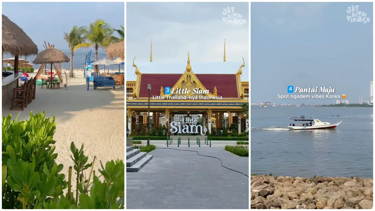 Suasana sejumlah spot wisata gratis di kawasan Pantai Indah Kapuk (PIK). (Foto: Instagram @jktdiemplease)