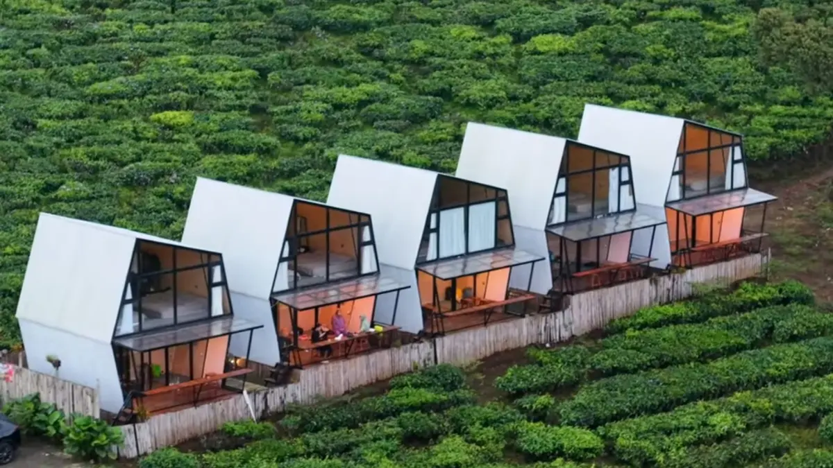 Glamping di Kiara Manuk Pangalengan. (Foto: YouTube Haviz Amrizal)
