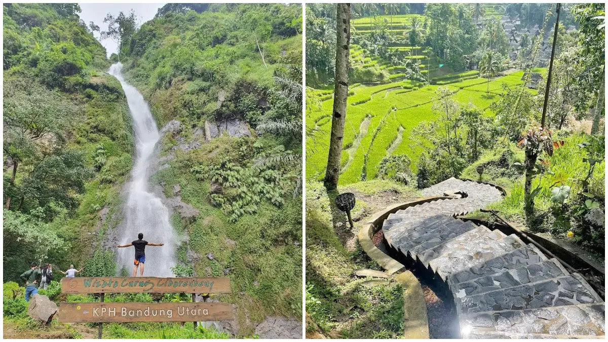 Kawasan Curug Cibareubeuy. (Foto: Google maps Umar Toriq, Muhammad Fadil, Ainun Hasanah)