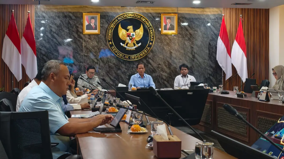 Rapat Koordinasi Pembahasan Area of Interest KSPEN Kalimantan Tengah yang dihadiri Wamen Pangan, Hanif Faisol,