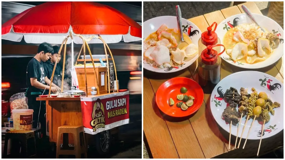 Gultik Mas Raden yang berada di pinggir rel kereta di Bogor. (Foto: Instagram @gultik_masraden)
