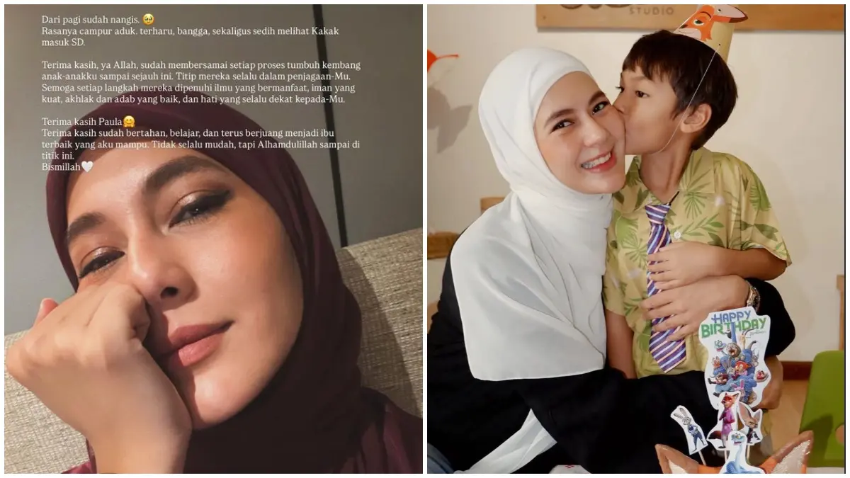Potret Paula Verhoeven dan sang Putra.&nbsp;(Foto: Instagram @paula_verhoeven)