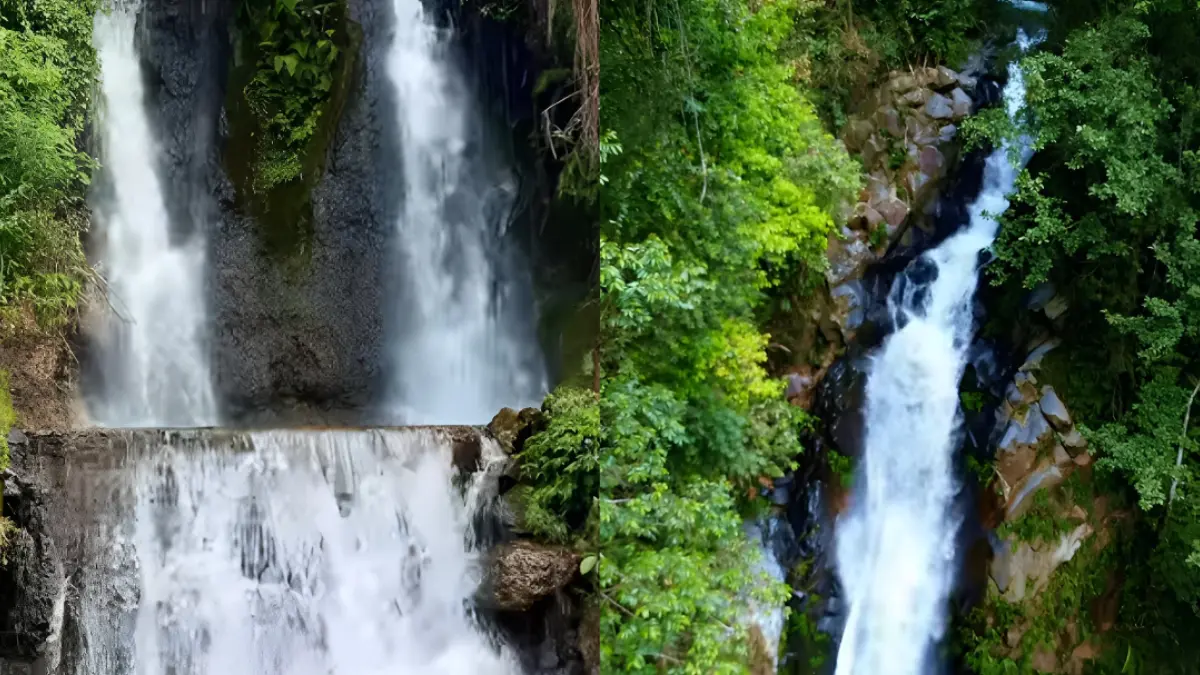 Wisata alam Curug di Bogor. (Instagram @suprayogi.usep)