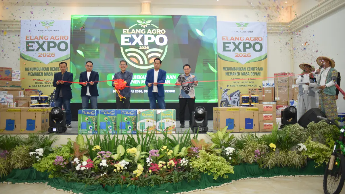 Elang Agro Expo 2026 yang digelar PT Elang Mandiri Group di SBS Premier Venue, Leuwiliang, Kabupaten Bogor, Sabtu, 4 Juli 2026. Foto: Dok PT Elang Mandiri Group