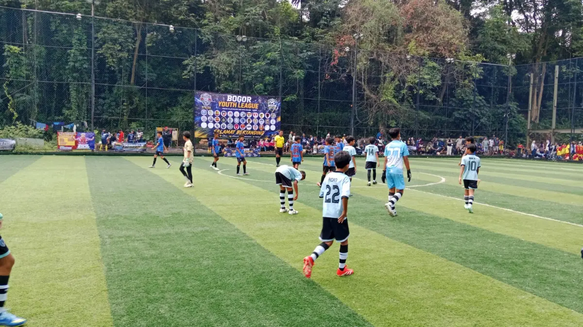 Pertandingan Bogor Youth League U-12 di Lapangan SR32 Mini Soccer. Foto: Ruri/Radar Bogor
