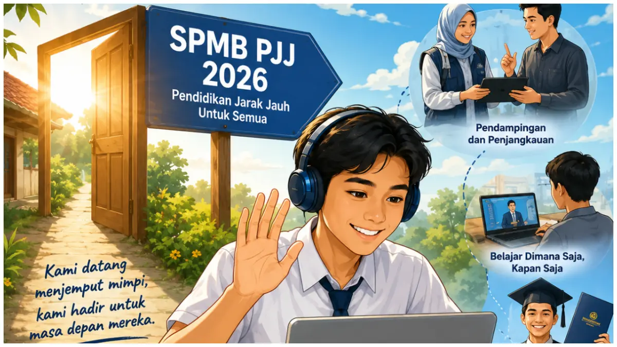 Ilustrasi SPMB PJJ 2026 dari Kemendikdasmen.