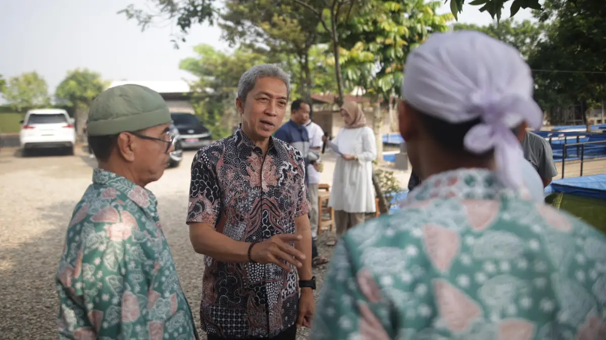 Wali Kota Bogor Dedie A Rachim pasca menjadi narasumber dalam podcast Dekopinda. (Dok. Humas Pemkot Bogor)
