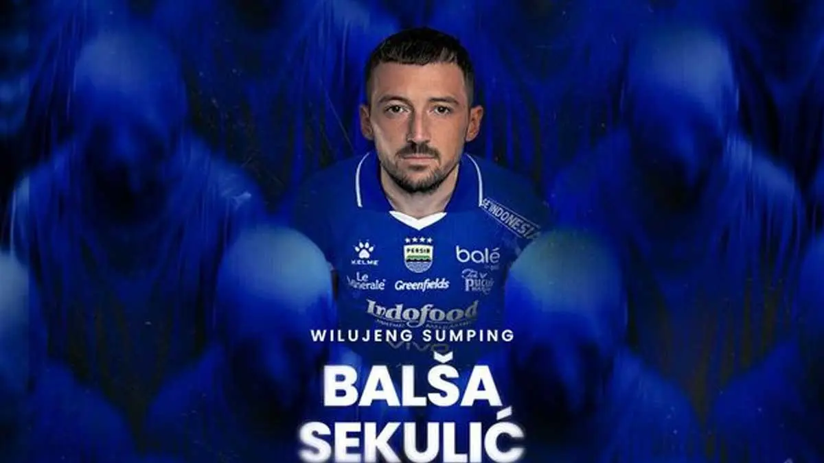 Persib rekrut striker asal Montenegro, Balsa Sekulic. (Foto : Persib.com)