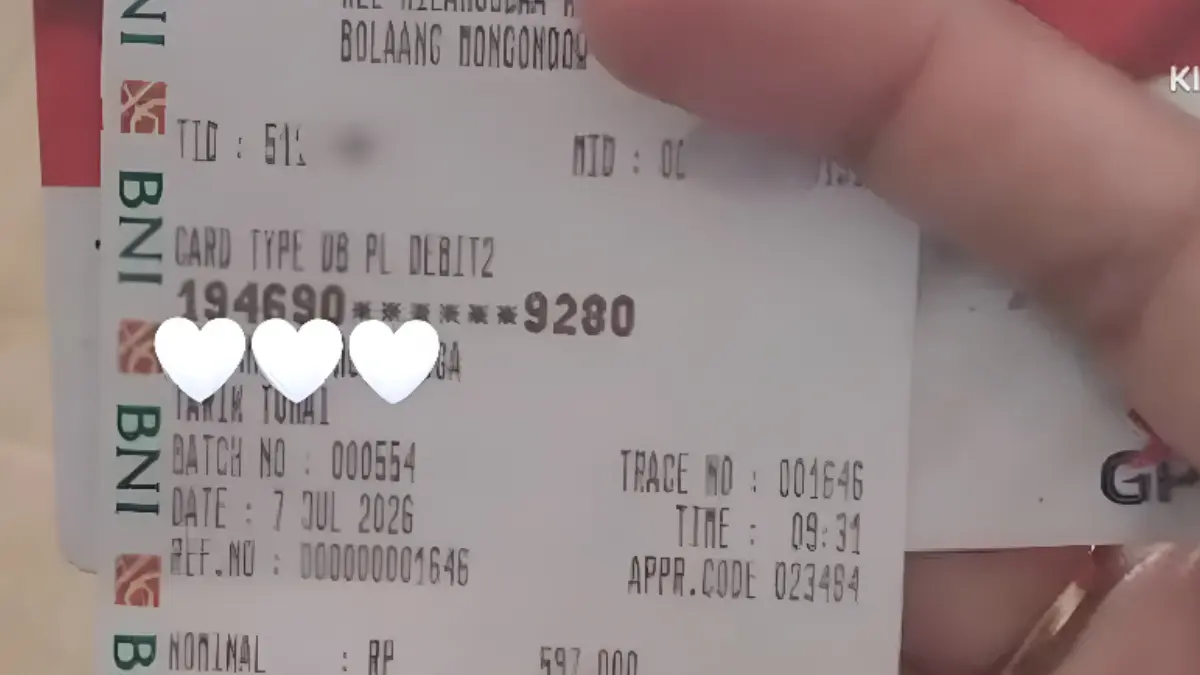 Bukti pencairan bansos tahap kedua susulan 7 Juli 2026. (Foto: YouTube Arfan Saputra Channel)