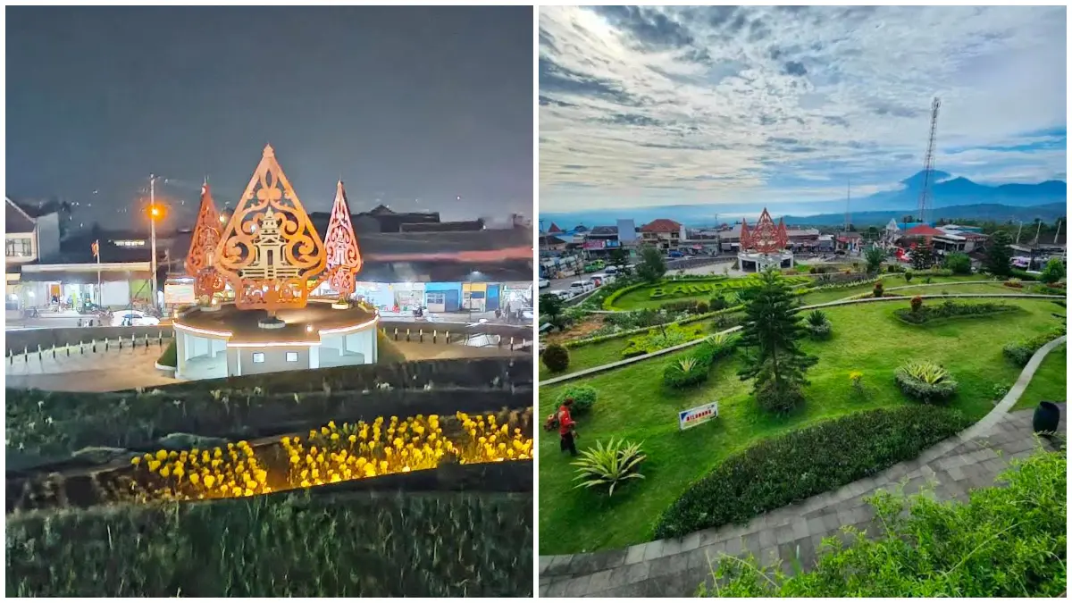 Pemandangan indah dari Alun-Alun Bandungan di Kabupaten Semarang. (Foto: Google Maps Muhammad Hanif, Abid Tazakka N, dan 53 CS)