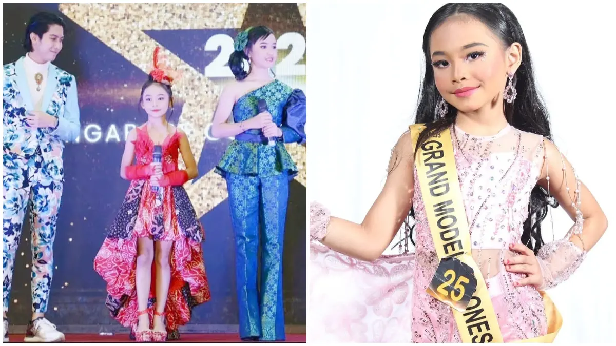 Tekad Alaya Mahirah Diah menjadi model Internasional. (Foto: Instagram @sahabatprestasiindonesia, @mgr_saga)