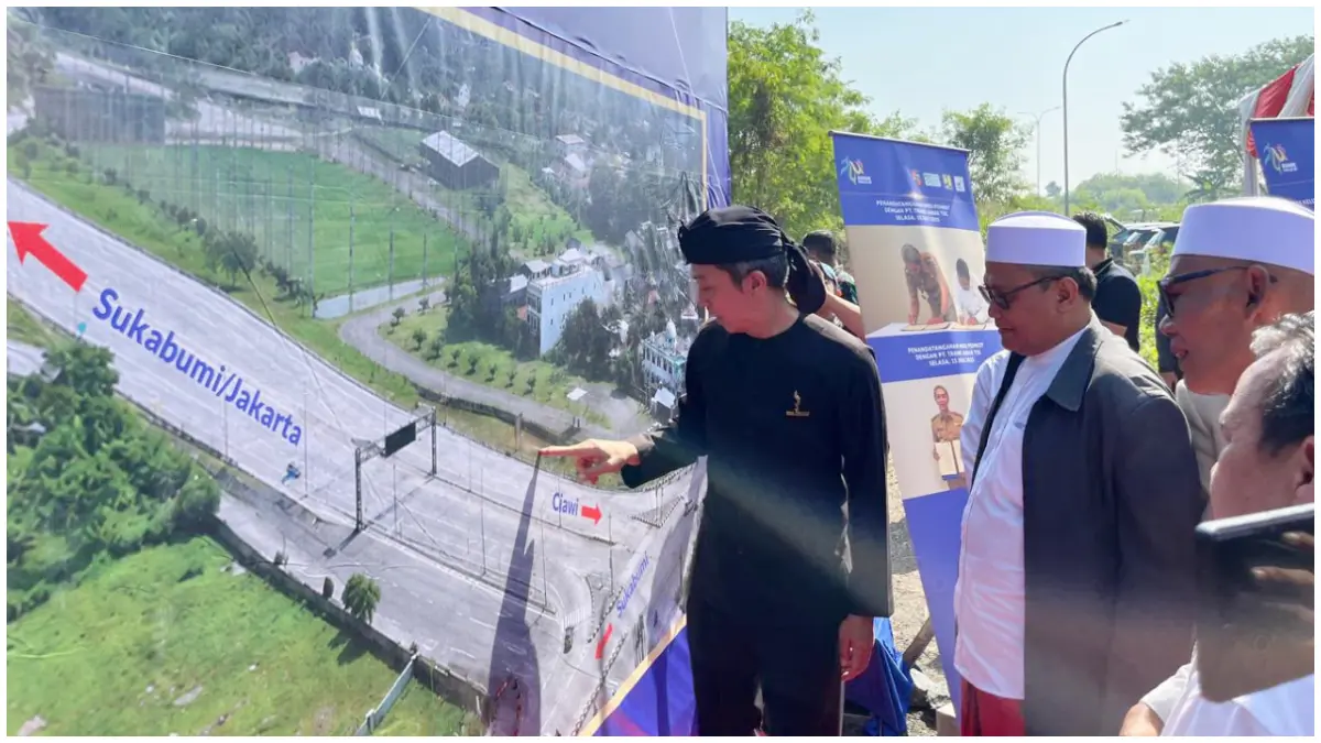 Kick Of pembangunan Of Ramp Ciawi 2. (Foto : Humas Pemkot for Radar Bogor)