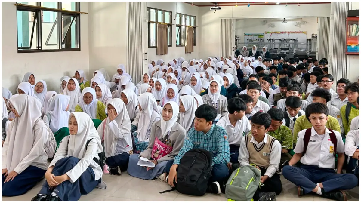 Pembekalan siswa baru MAN 1 Kota Bogor. (Foto : Fauzan/Radar Bogor)