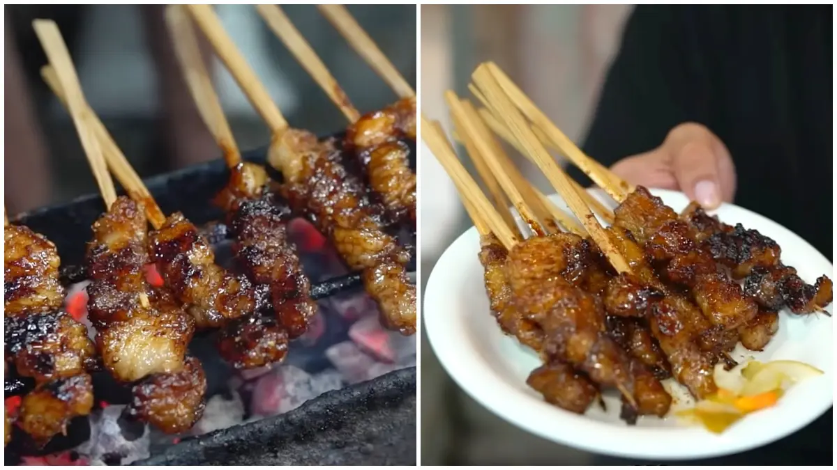 Menu Sate Jando Galuh Ageung Bogor. (Foto: Kanal Youtube @boengkoes)