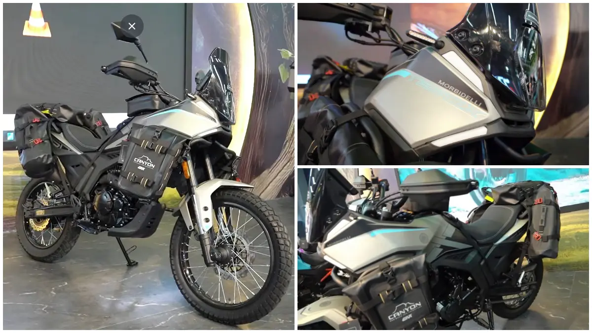 Penampilan gagah dan tangguh Morbidelli T250X. (Foto: Kanal YouTube Otomotif TV)