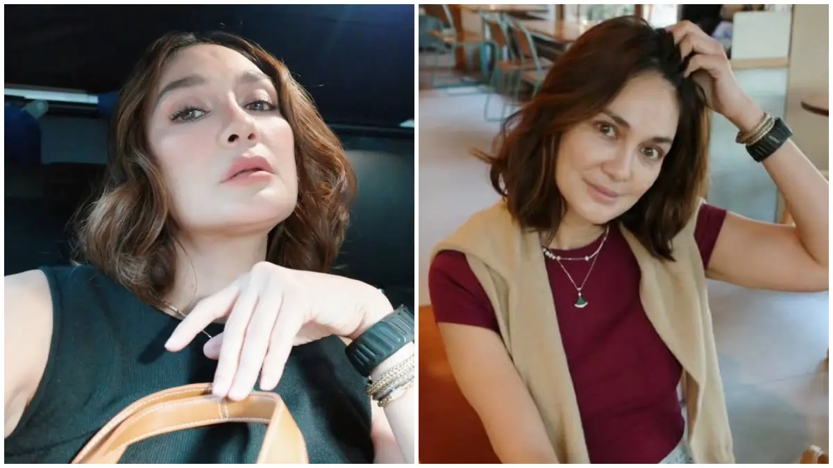 Respon santai Luna Maya atas tudingan sering berkunjung ke Gunung Kawi. (Foto: Instagram @lunamaya dan threads ss-an dari akun X/ @insidefolkative)