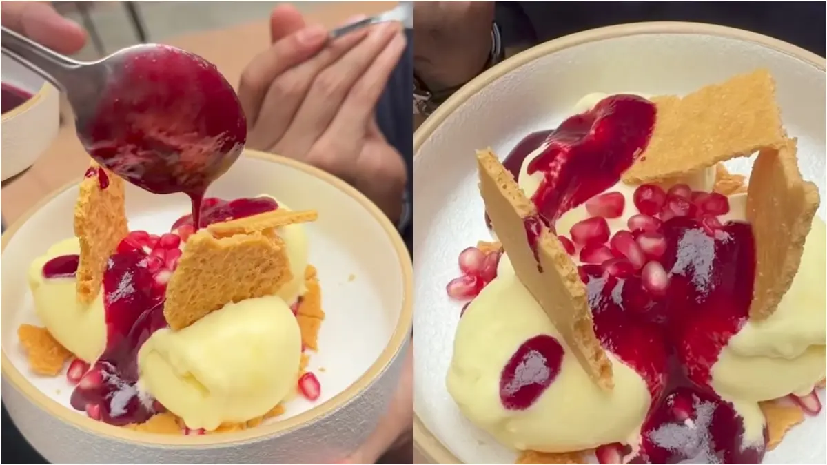 Kuliner Es Krim tambah sambal di Pola Rasa Cinere. (Foto: Instagram @amritsaraje)