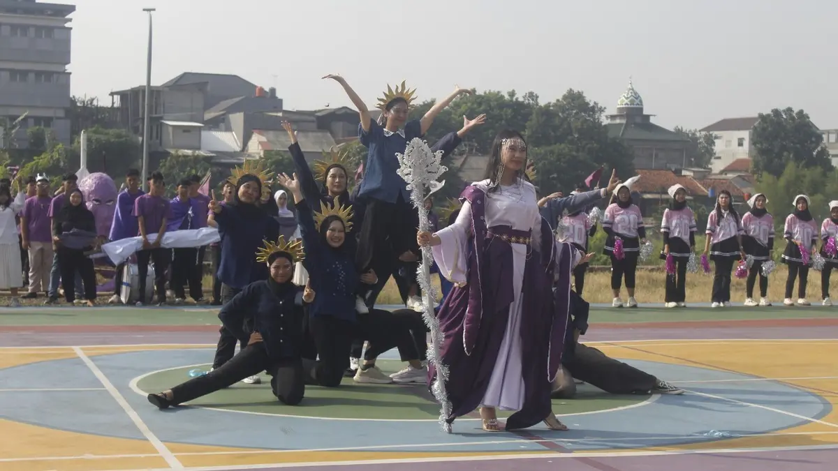 Penampilan anak didik SMK SMAK Bogor dalam PORSIP 2026. Foto: SMK SMAK Bogor