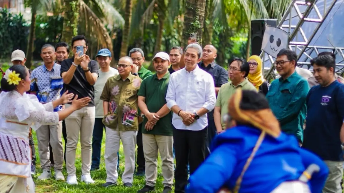 Wali Kota Bogor Dedie A Rachim menghadiri Festival Kopyor 2026 di Kebun Kopyor PPKS Unit Bogor, Jalan Jabaru, Kecamatan Bogor Barat. (Dok. Pemkot Bogor)
