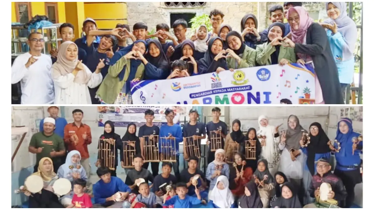 Kegiatan PKM Unida untuk anak berkebutuhan khusus di LKS INSHIRA.