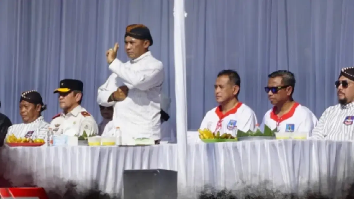 Ketua Umum Pengurus Pusat PPS Betako Merpati Putih yang juga Dankodiklatad Letjen TNI Mohamad Hasan resmi membuka UKTNas dan Tradisi PPS Betako Merpati Putih Tahun 2026. (Instagram @kodiklat_angkatan_darat)