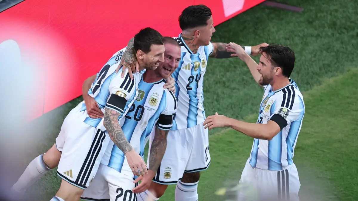 Messi cs di Timnas Argentina saat laga Piala Dunia 2026. Foto: Instagram 
