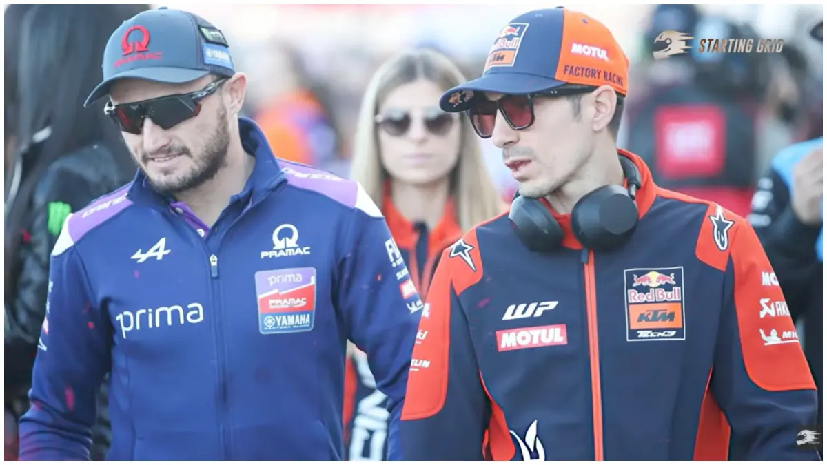 Dua pembalap top MotoGP Jack Miller dan Maverick Vinales tercancam tak mendapatkan tempat untuk musim 2027. (Foto: Kanal Youtube @startinggrid)
