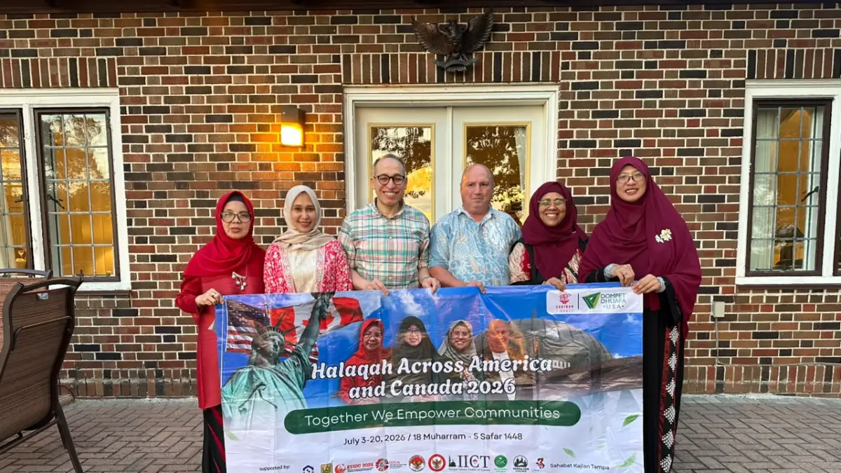 Dubes Kanada, Muhsin menerima Pendiri Sakinah Finance, Murniati Mukhlisin bersama pendampingnya Nina Marliani, Sitti Sahro Locke selaku Direktur Eksekutif Dompet Dhuafa USA, serta Thomas Locke, Pendiri Comfasion. (Dok. Sakinah Finance)