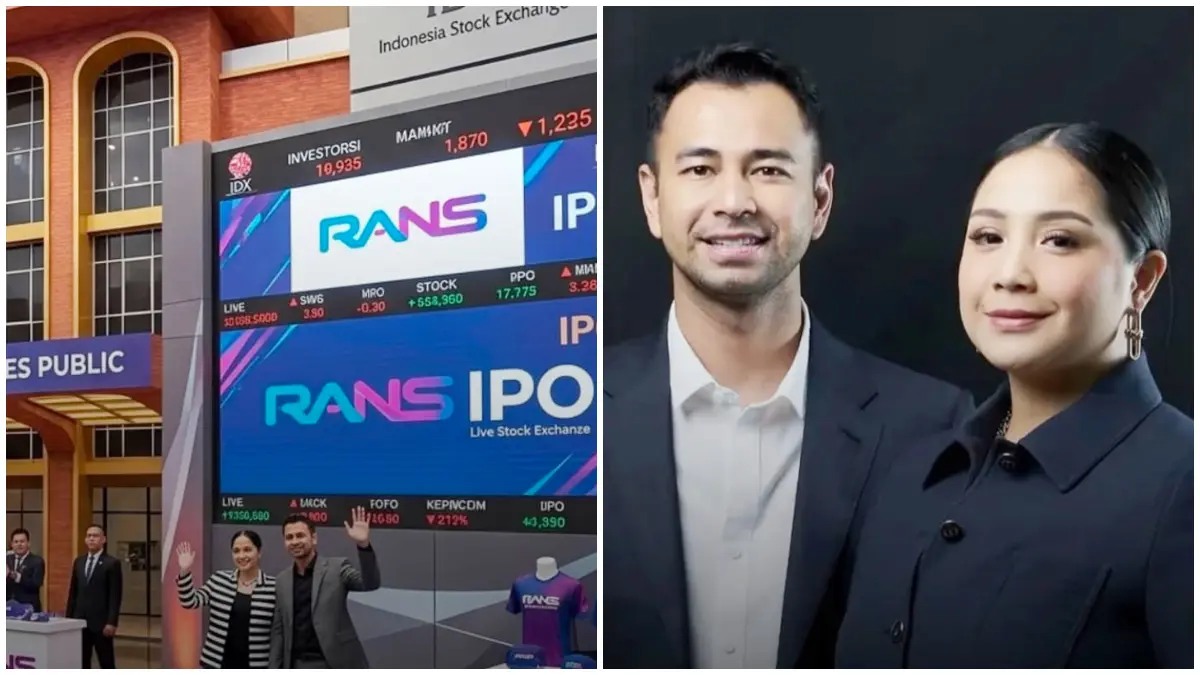 Langkah Raffi Ahmad dan Nagita Slavina membawa RANS Entertainment menjadi perusahaan terbuka menarik perhatian publik. (Foto :  Instagram @raffinagita1717, @rans.entertainment)