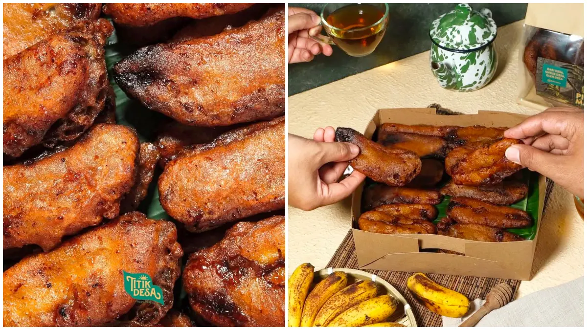 Tampilan Pisang Goreng di Titik Desa. (Foto: Instagram @dititikdesa)