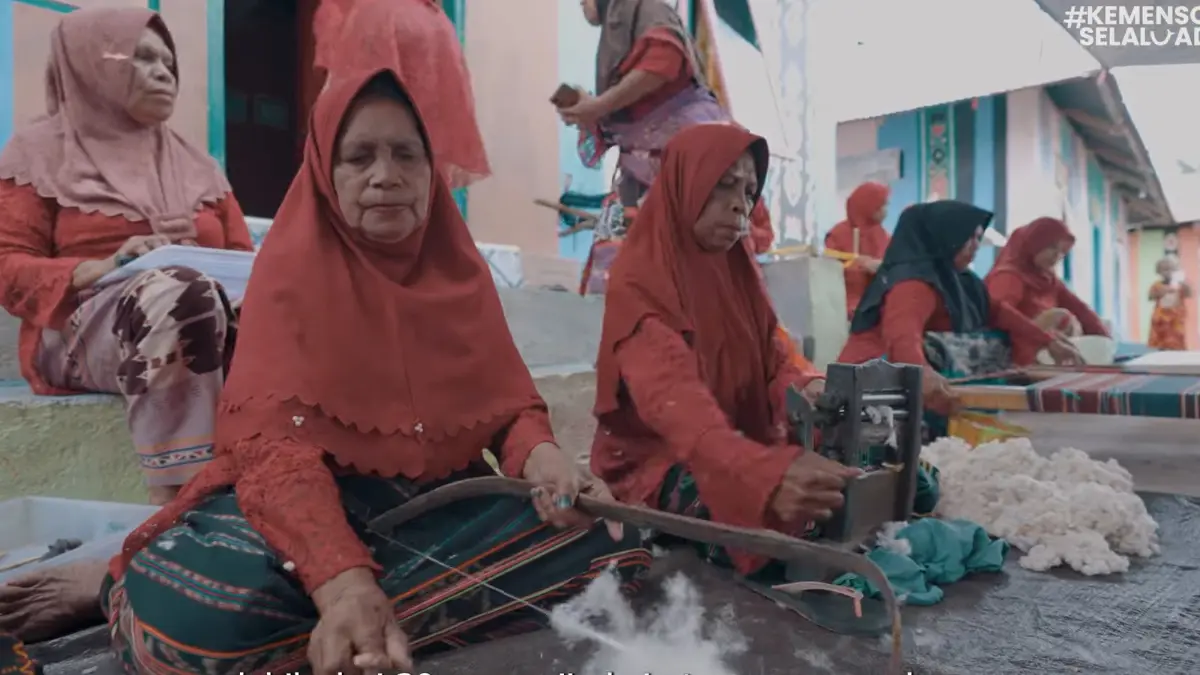 Ilustrasi Kegiatan PPSE KPM bansos. (Foto: YouTube Kemensos RI)