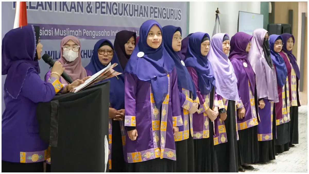 Pelantikan Pengurus Alisa Khadijah Orwilsus Bogor. (Foto : Aziz/Radar Bogor)
