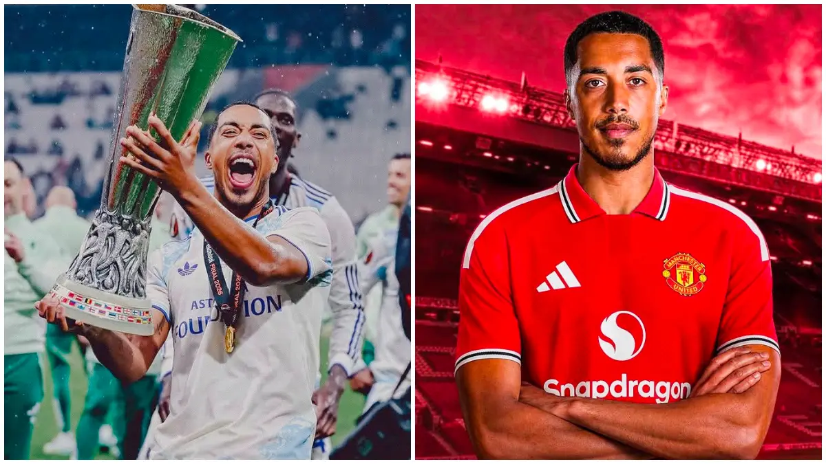 Youri Tielemans resmi tinggalkan Aston Villa dan bergabung dengan Manchester United. (Foto :&nbsp;Instagram (@youritielemans dan @fabriziorom)