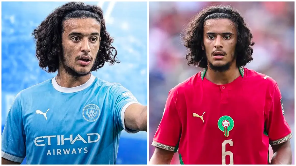 Ayyoub Bouaddi, sang wonderkid Maroko yang dirumorkan sedang diincar Manchester City.&nbsp;(Foto: @ayb.bouaddi dan @433)