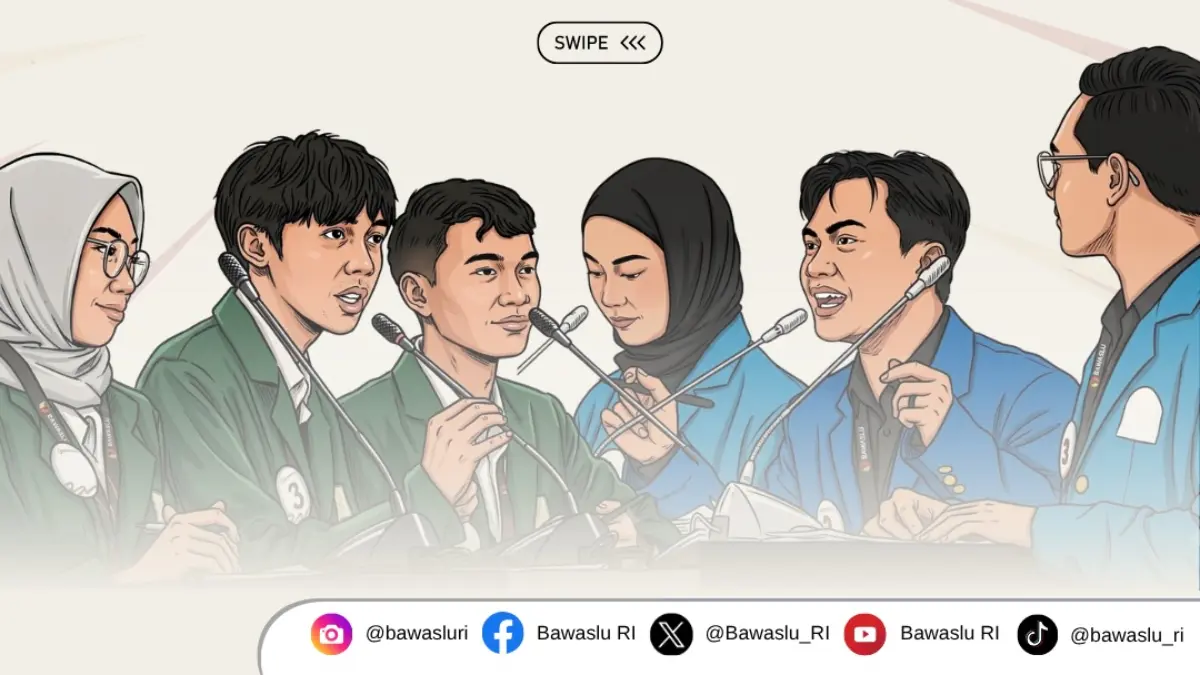Bawaslu adakan lomba debat mahasiswa. Foto: Instagram