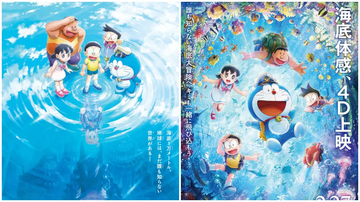 Film Doraemon The Movie: New Nobita and The Castle Of The Undersea Devil, tayang hari ini. (Foto: imdb.com)