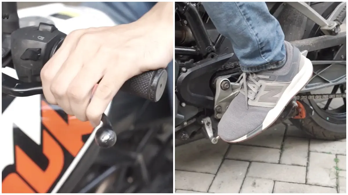 Ilustrasi penggunaan transmisi manual pada motor kopling. (Foto: Kanal Youtube @Motorplus)