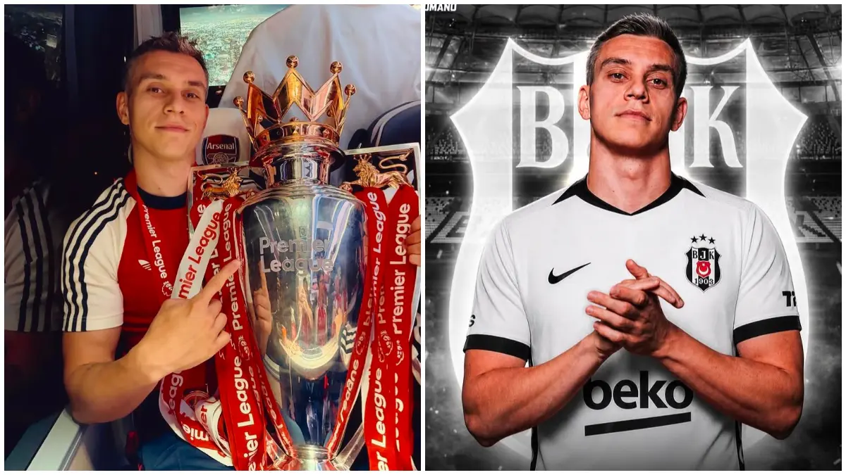Leandro Trossard resmi merumput di Liga Turki bersama Besiktas. (Foto: Instagram @leandrotrossard dan @fabriziorom)