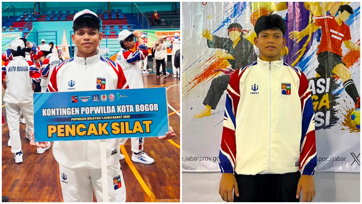 Mufti Samudra, Santri Ponpes Al Ihsan Baron yang menyabet medali perak di Popwilda Bandung. (Foto : Dok pribadi for Radar Bogor)