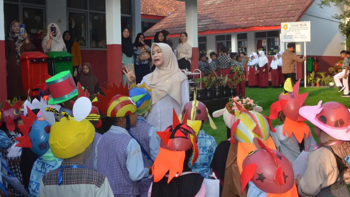 Suasana MPLS SD Cijayanti 4, Kecamatan Babakan Madang, Kabupaten Bogor.(Dok. Diskominfo Kabupaten Bogor)