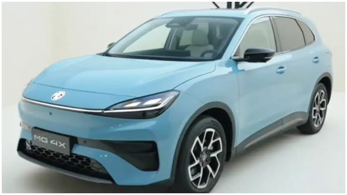Tampilan wajah MG 4X yang siap menantang para kompetitor mobil listrik lainnya (Foto: Kanal Youtube @faktaseruchannel)