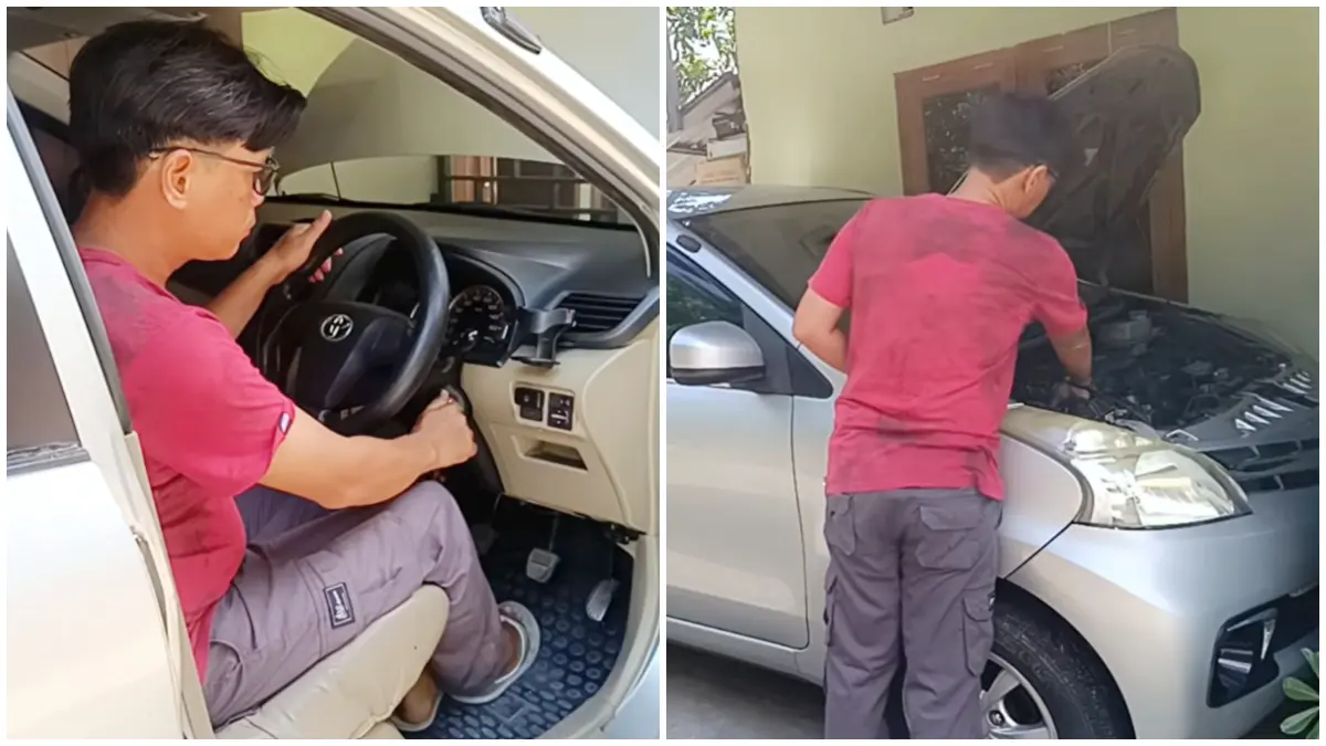 Ilustrasi keadaan mobil yang dibiarkan lama di garasi (Foto : Kanal Youtube @tipsotomotifchannel)