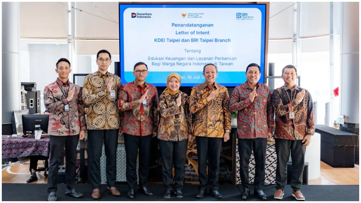 BRI Taipei Branch Office menjalin sinergi dengan Kantor Dagang dan Ekonomi Indonesia (KDEI) Taipei melalui penandatanganan Letter of Intent (LoI).