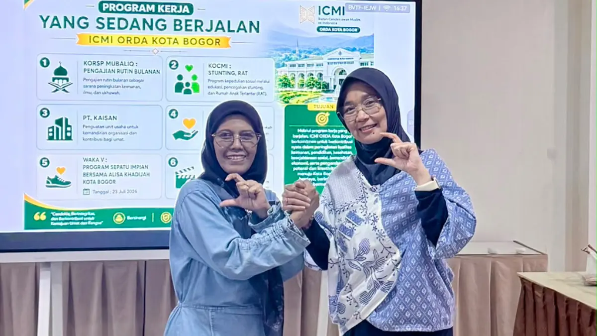 Pergantian ketua baru BIIFEST Kota Bogor. Foto: Dok ICMI