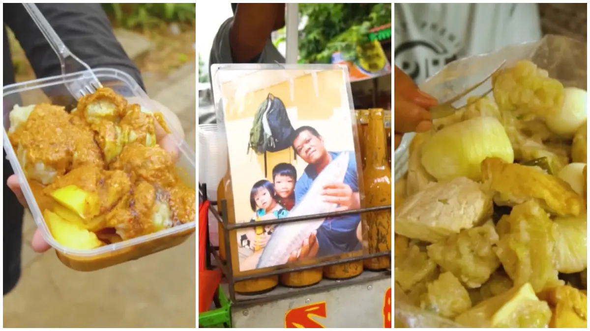 Siomay Pak Sule yang Menggunakan Ikan Tenggiri Asli. (Foto: Kanal Youtube Bang Mpin)