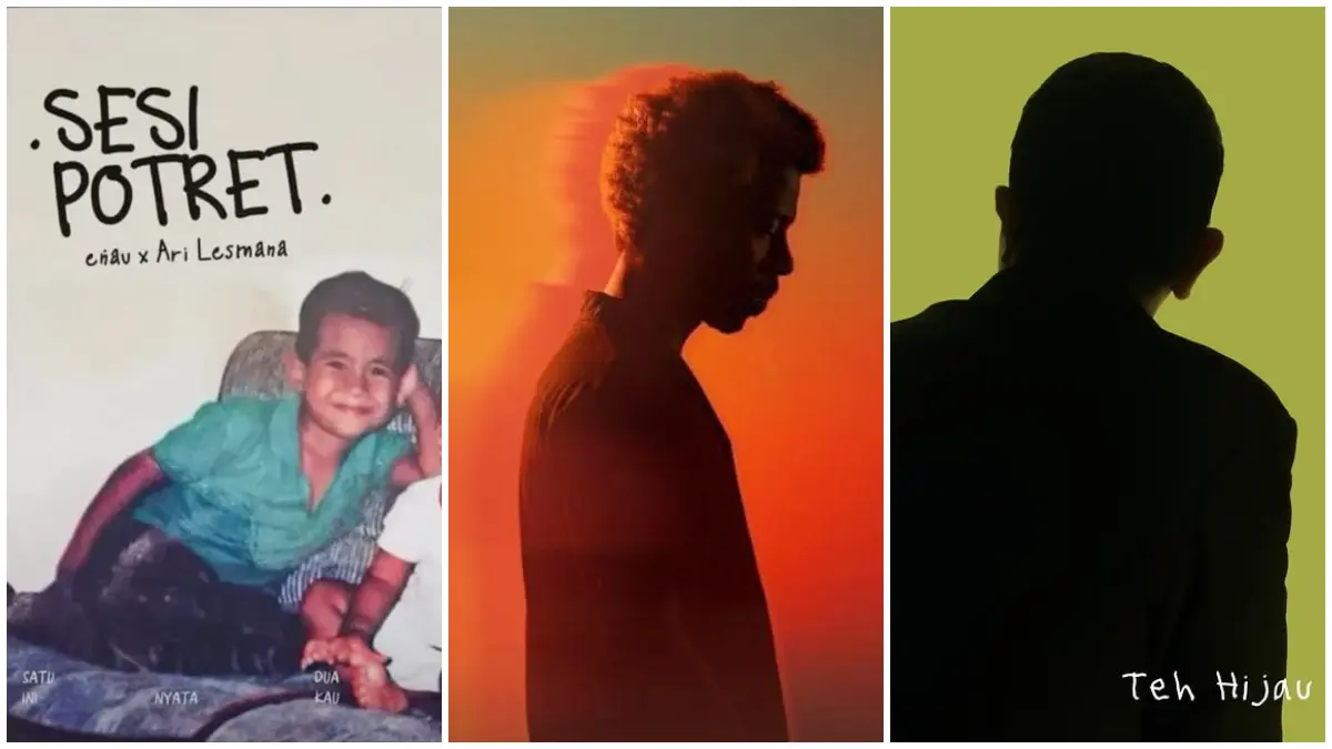 Top 5 dari 50 lagu harian Indonesia yang sering diputar di playlist spotify pecinta musik tanah air. (Foto: Spotify)