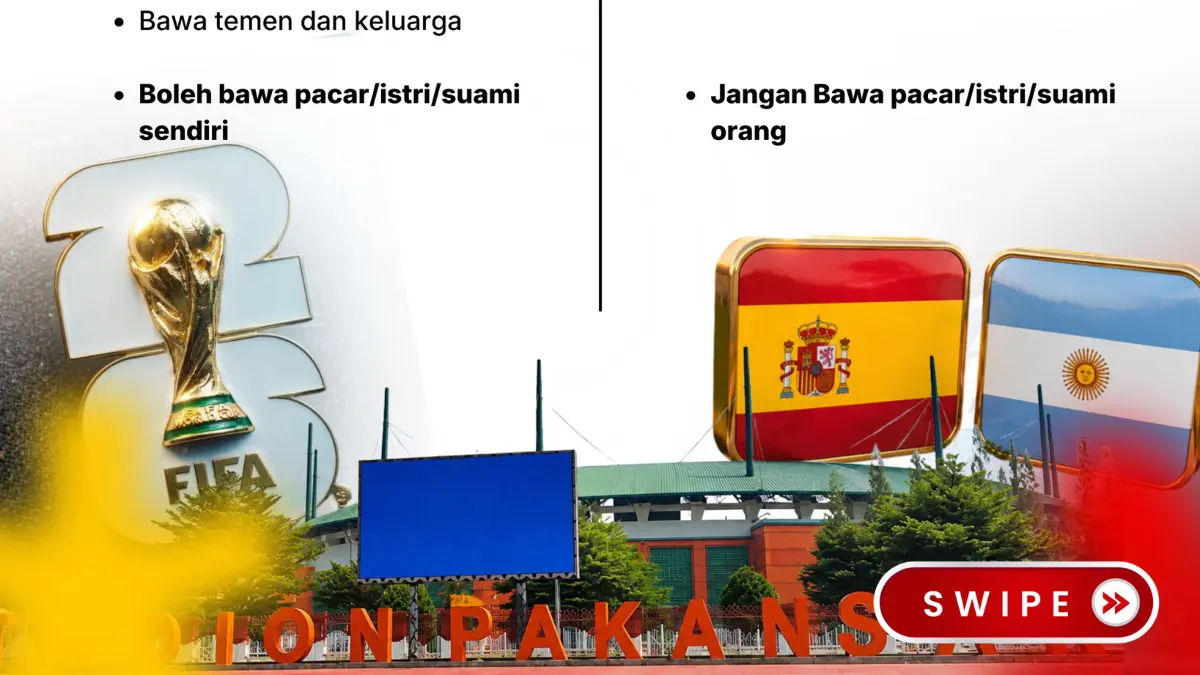 Aturan nobar Piala Dunia di sejumlah titik di Kabupaten Bogor. Foto: Instagram