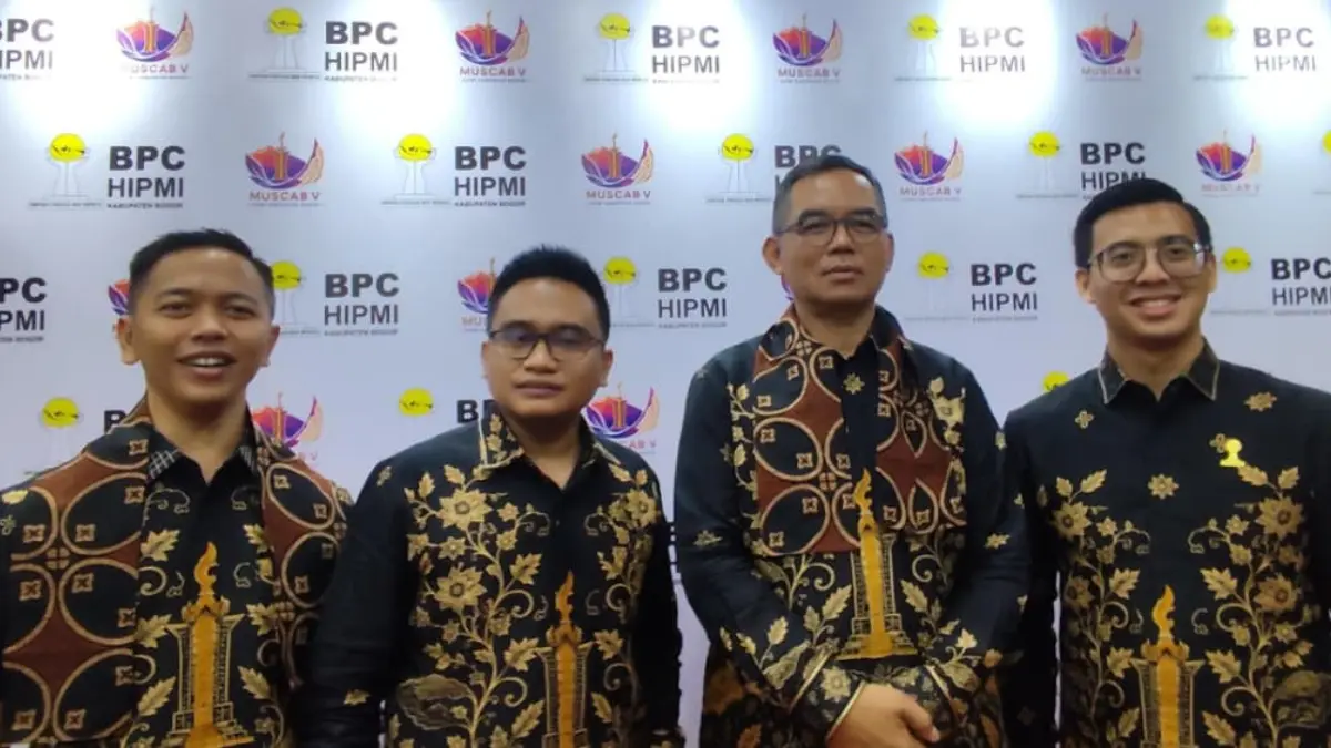 Bernard Dwiputra Chandra terpilih sebagai Ketua Umum BPC Himpunan Pengusaha Muda Indonesia (HIPMI) Kabupaten Bogor periode 2026-2029. (Billy/Radar Bogor)